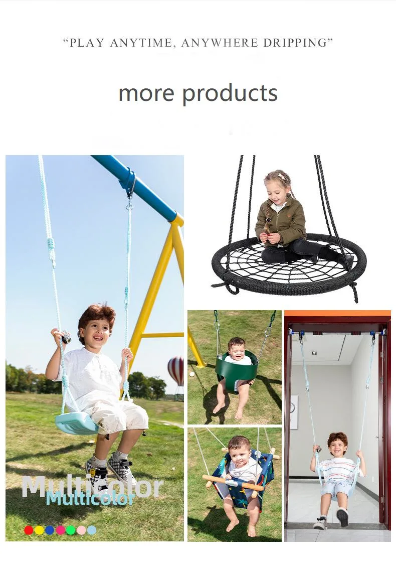 PE Weight Support 120 Kg Children Swing for Indoor and Outdoor